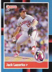 1988 Donruss Baseball Cards    160     Jack Lazorko
